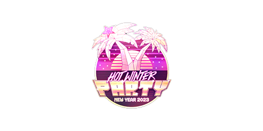 Sticker | Hot Winter Party Gold