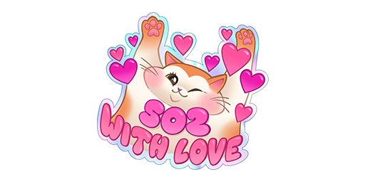 Sticker | Love Paws Color